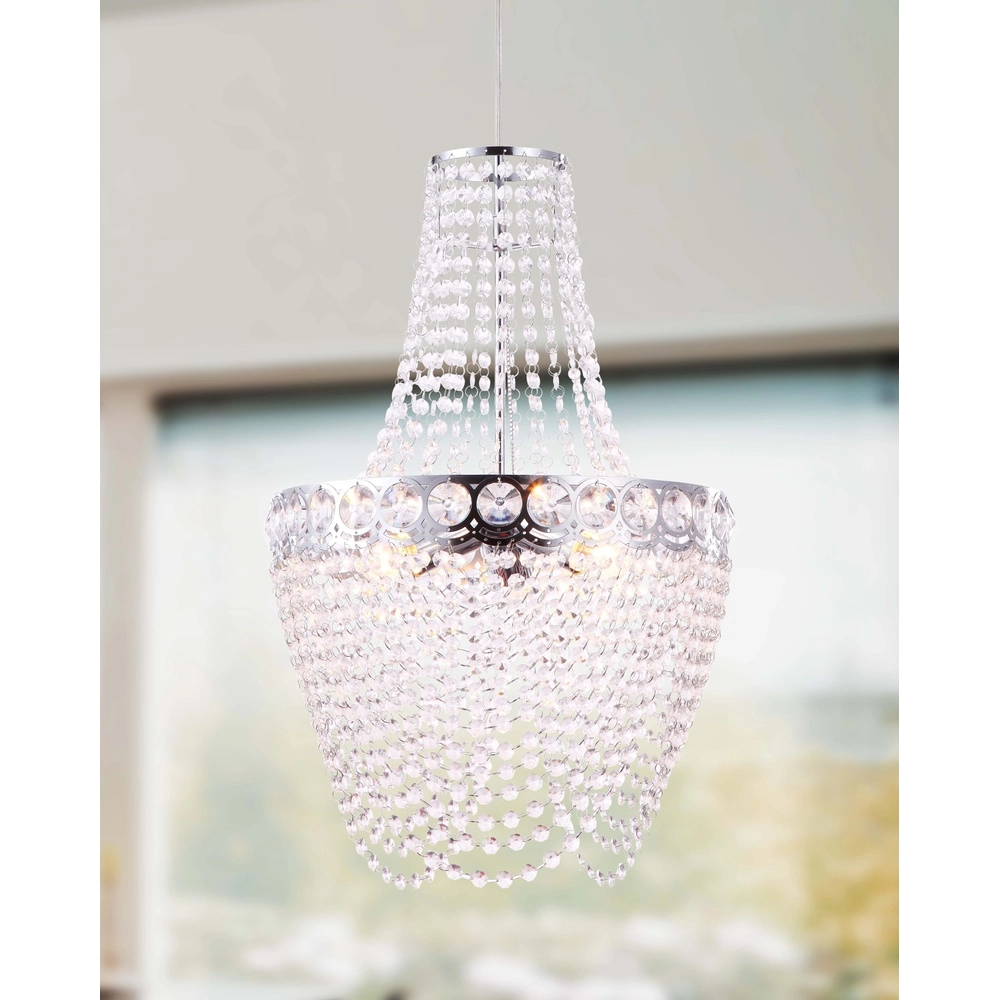 Chandelier Stromboli chrome Globo 9007371342440