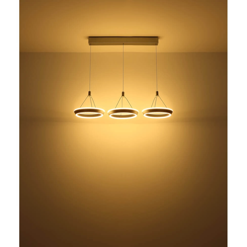 3-light pendant lamp Grenvix Design black Globo 9007371450770