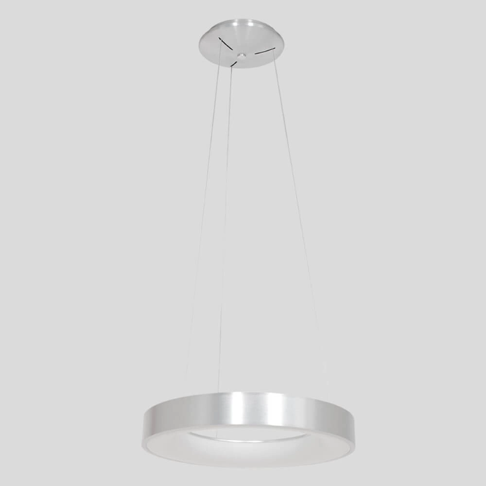 LED hanging lamp Ringlede Ø 48cm metal gray Steinhauer 8712746135213