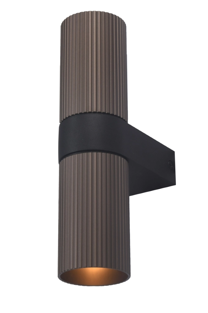 Wall spot ribs Linea Brown with black