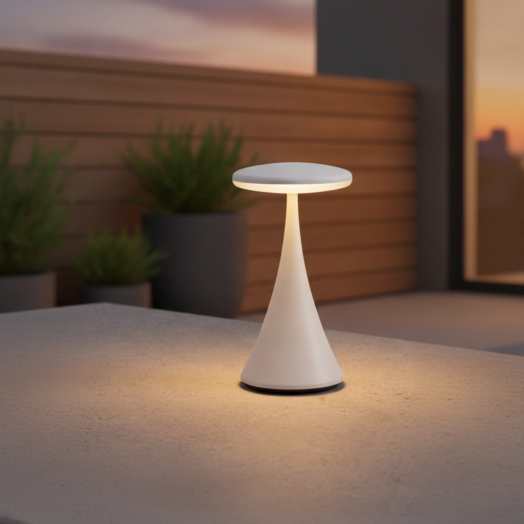 Table lamp Elbo white rechargeable with USB