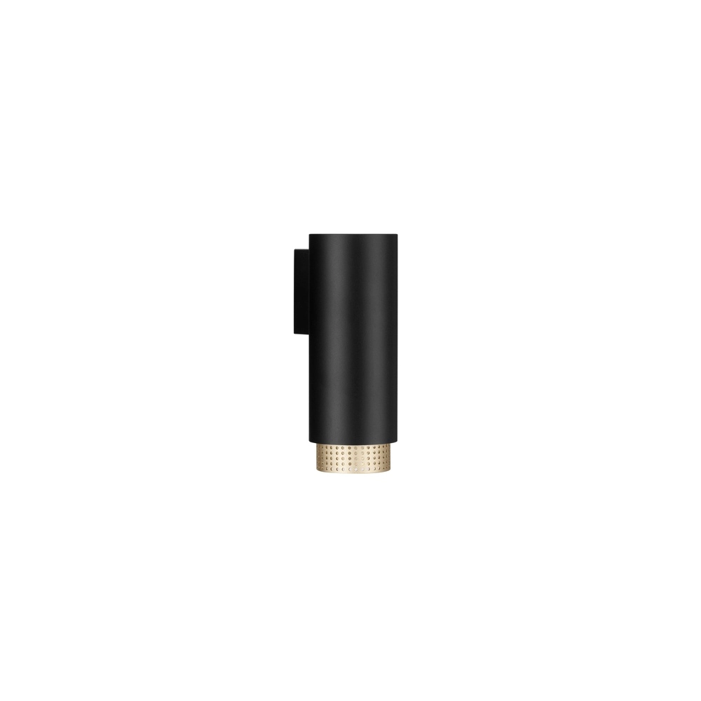 Wall spotlight Nessi black with gold Lyora 5212017475169