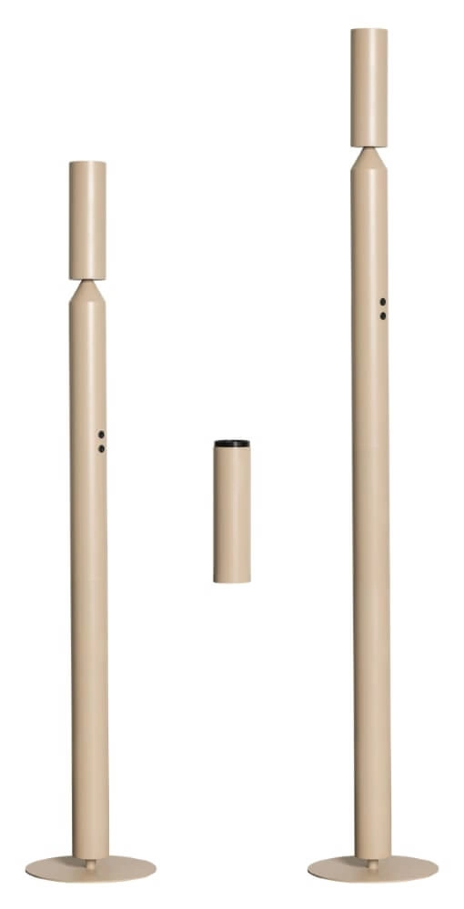 Cream floor lamp Pencil Ø 8cm