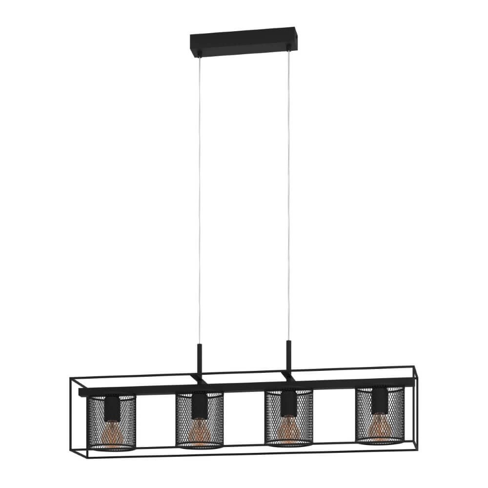 Country Pendant Lamp Catterick 4x E27