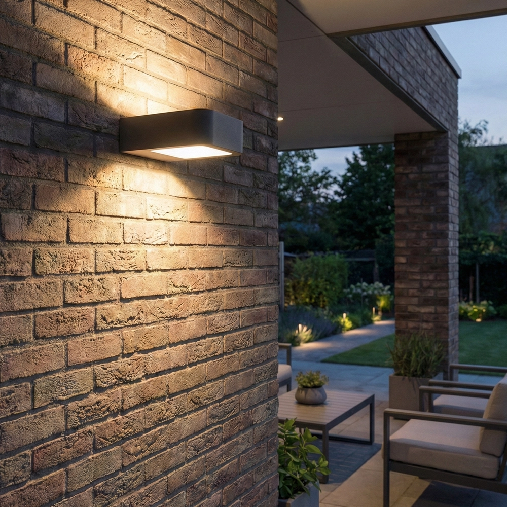 Grey wall lamp Acqua design