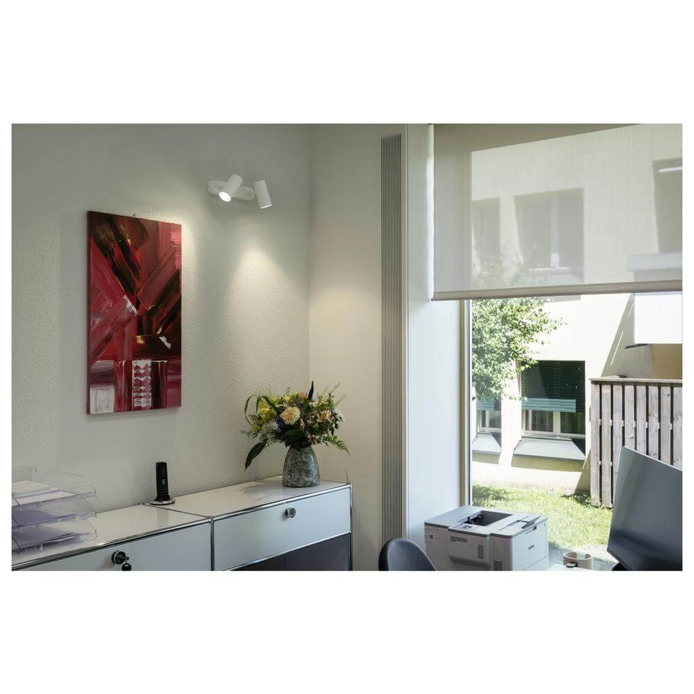 Surface-mounted spot Noblo white 2-light adjustable SLV 4024163300469