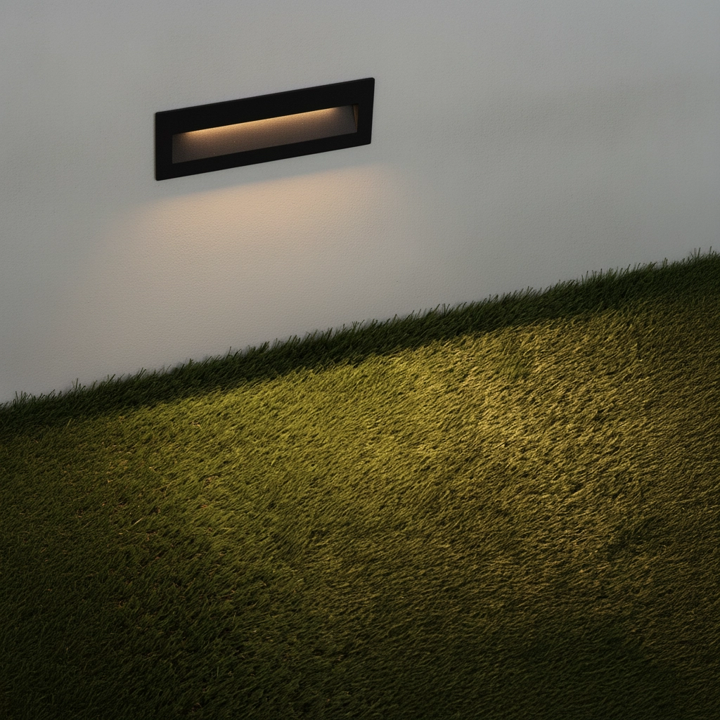 Recessed wall lamp Drat Black