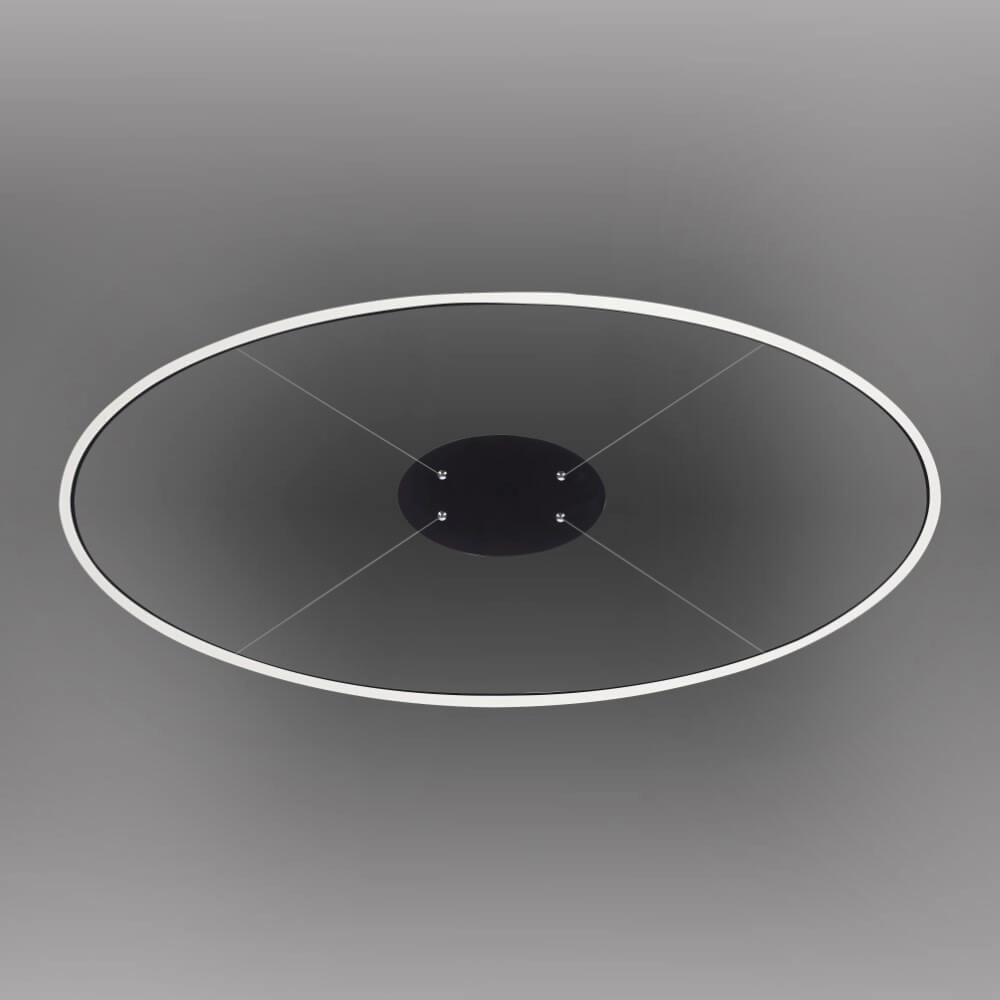 Anthracite pendant lamp Titus Ø 118cm Paul Neuhaus 4012248375228