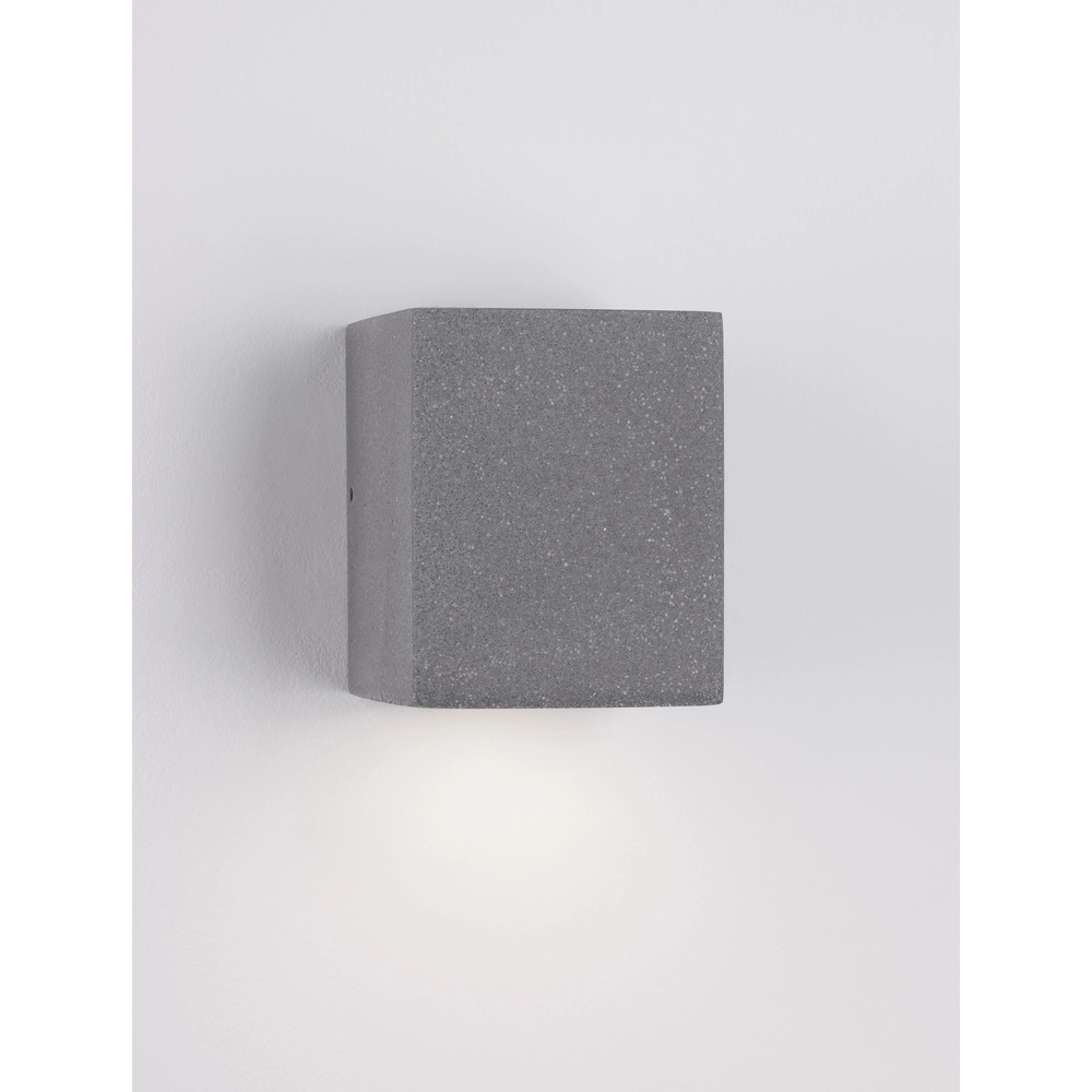 Square spotlight Emile concrete grey