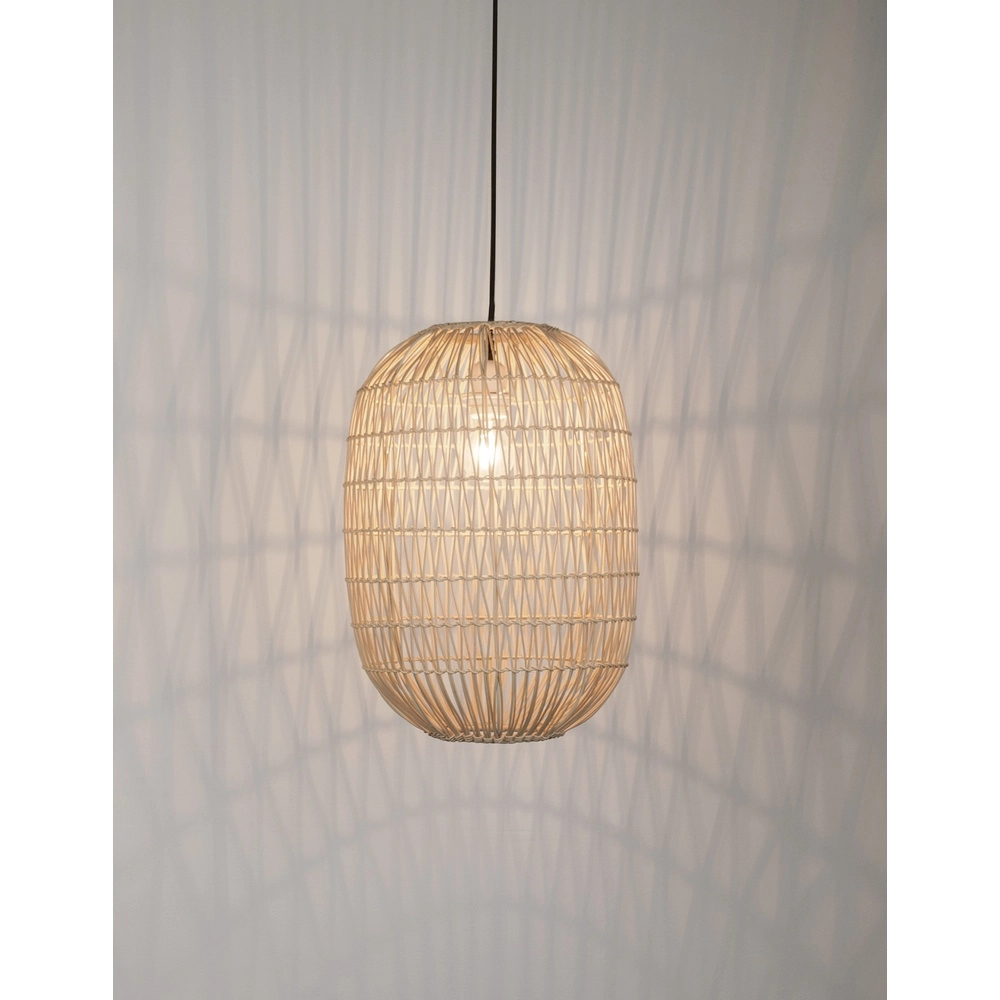 Rattan pendant lamp Melody Ø 30cm