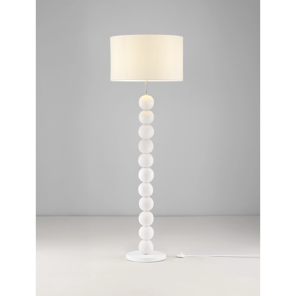 White floor lamp Chamois design