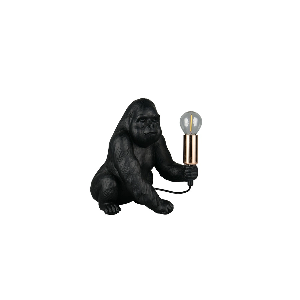 Table lamp Kong monkey black Trio 4017807668186