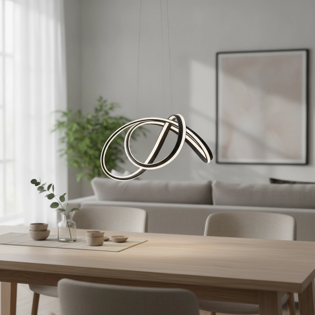 Design pendant lamp Truno black