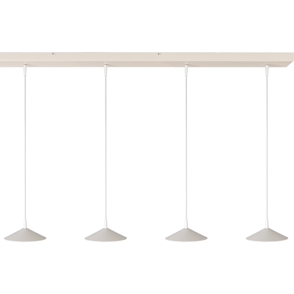 5-light pendant lamp Ceppo white Ø 18cm Masterlight 8718121352015