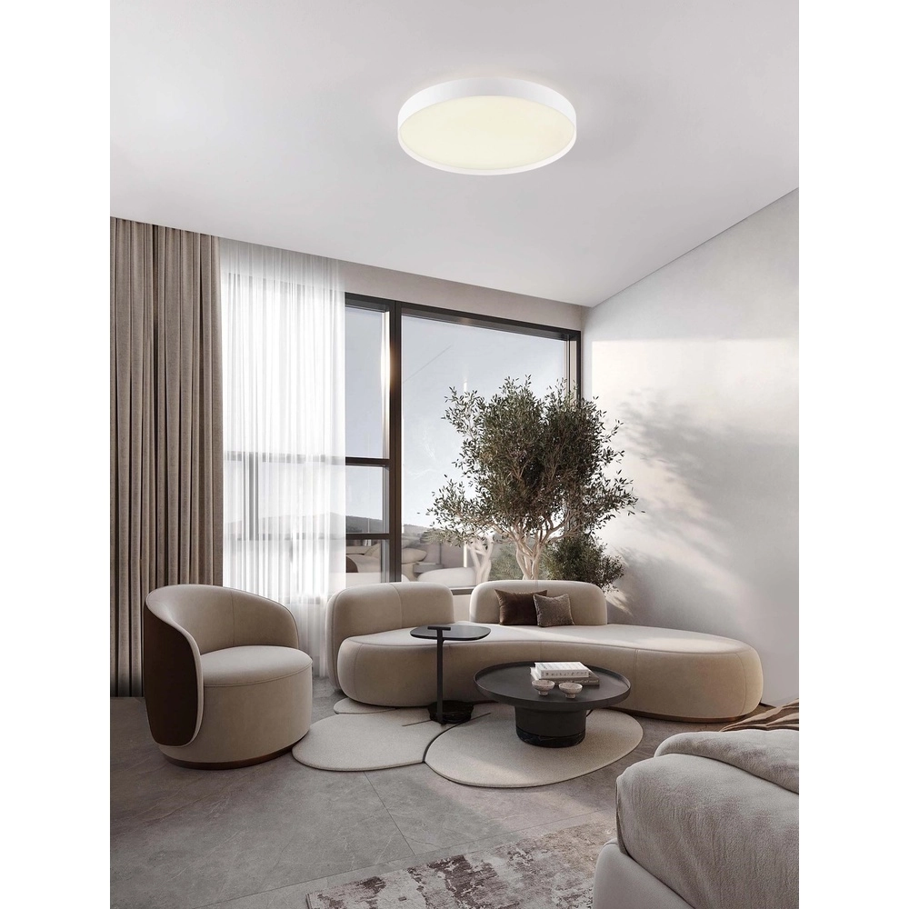 Ceiling light Roi white Ø 50cm Lyora 5212017448958