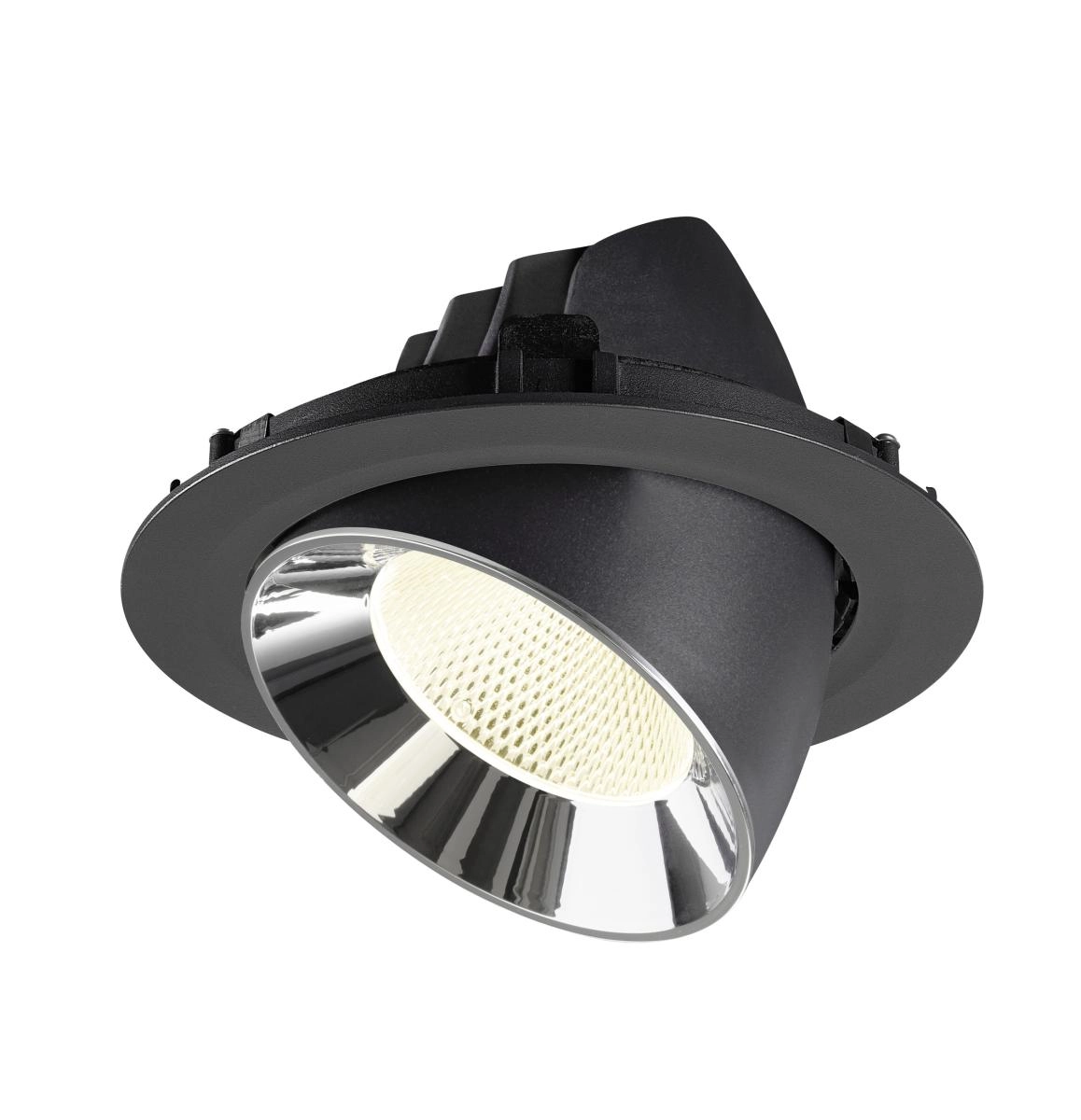 Recessed spotlight Numinos Gimble XL black/chrome 4000K - 20deg SLV 4024163308526