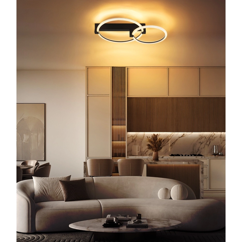 Black ceiling lamp Fletcher Design Globo 9007371589289