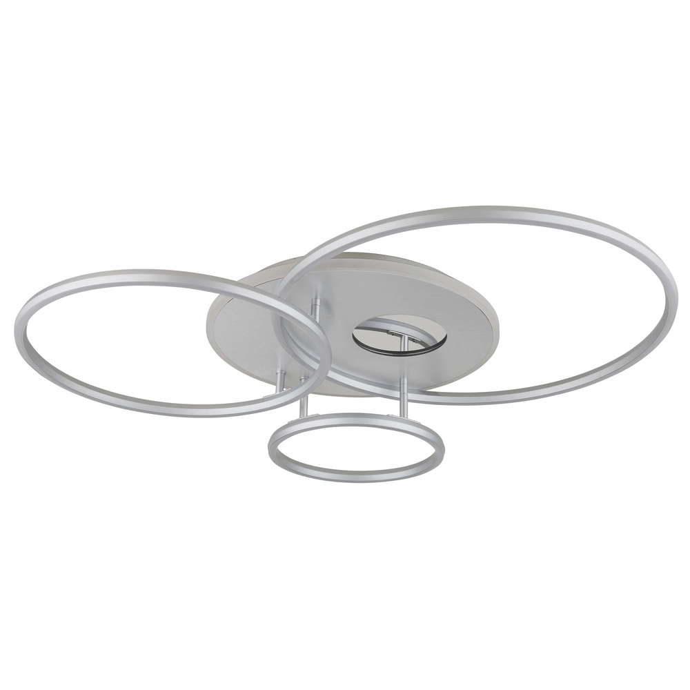 Modern ceiling lamp Invertina silver grey 90cm Globo 9007371575404