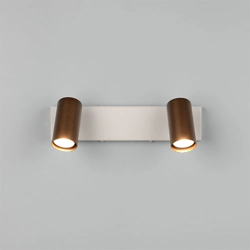 Surface-mounted spot Taryn 2-light mocha brown Trio 4017807685572