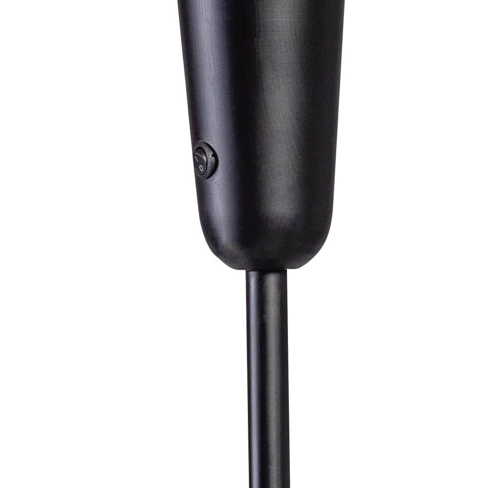 Modern floor lamp The Britt black with gold ETH 8720195304449