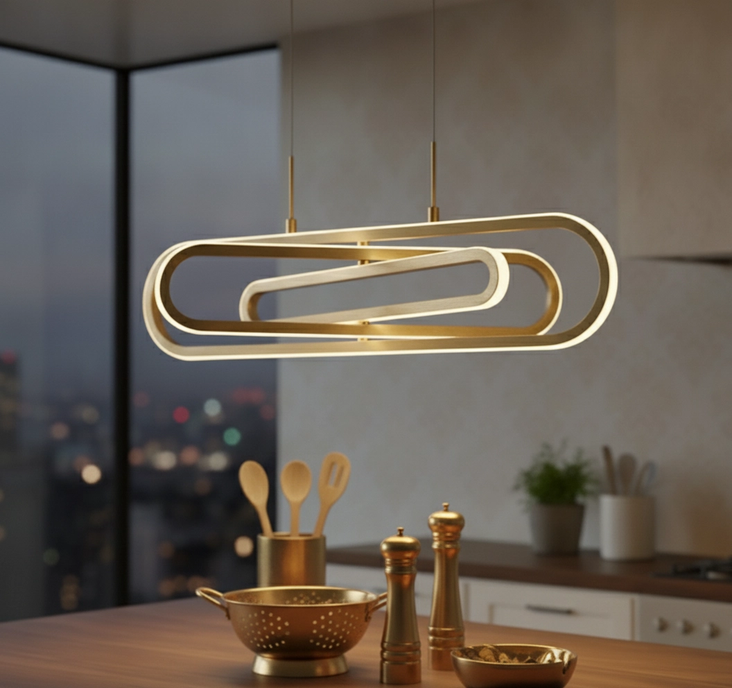 Design pendant lamp Arte Gold Oval