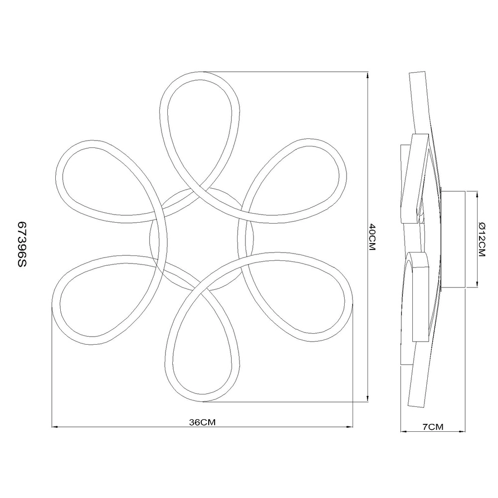 Design ceiling lamp Orbita sand brown Globo 9007371581313