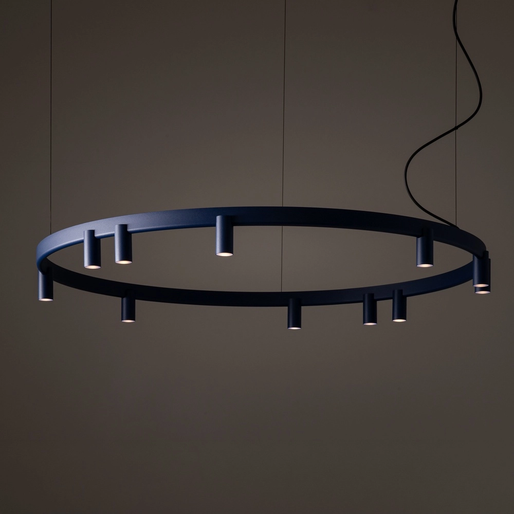 Design pendant lamp Fourty navy blue Ø 116cm