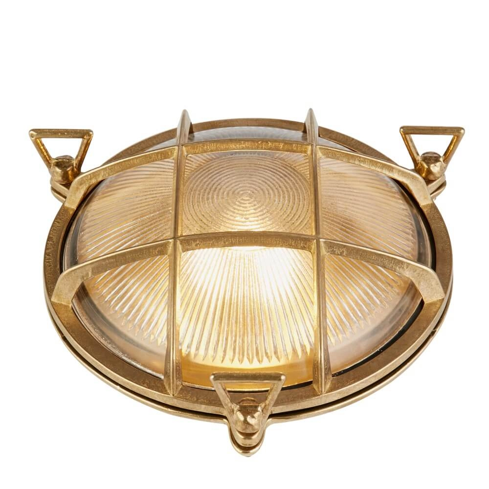 Classic wall lamp Bulkhead gold Searchlight 5053423247403