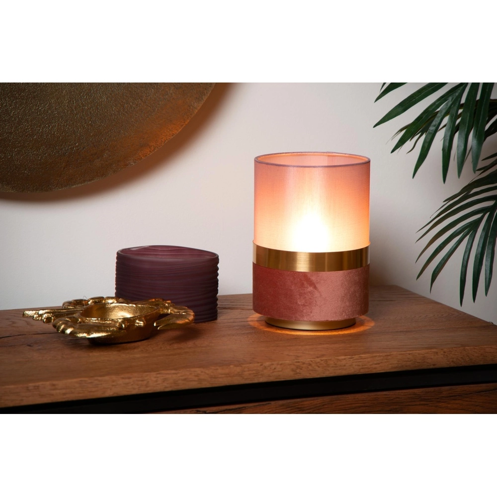 Design table lamp Extravaganza Tusse pink Ø 15cm Lucide 5411212105554