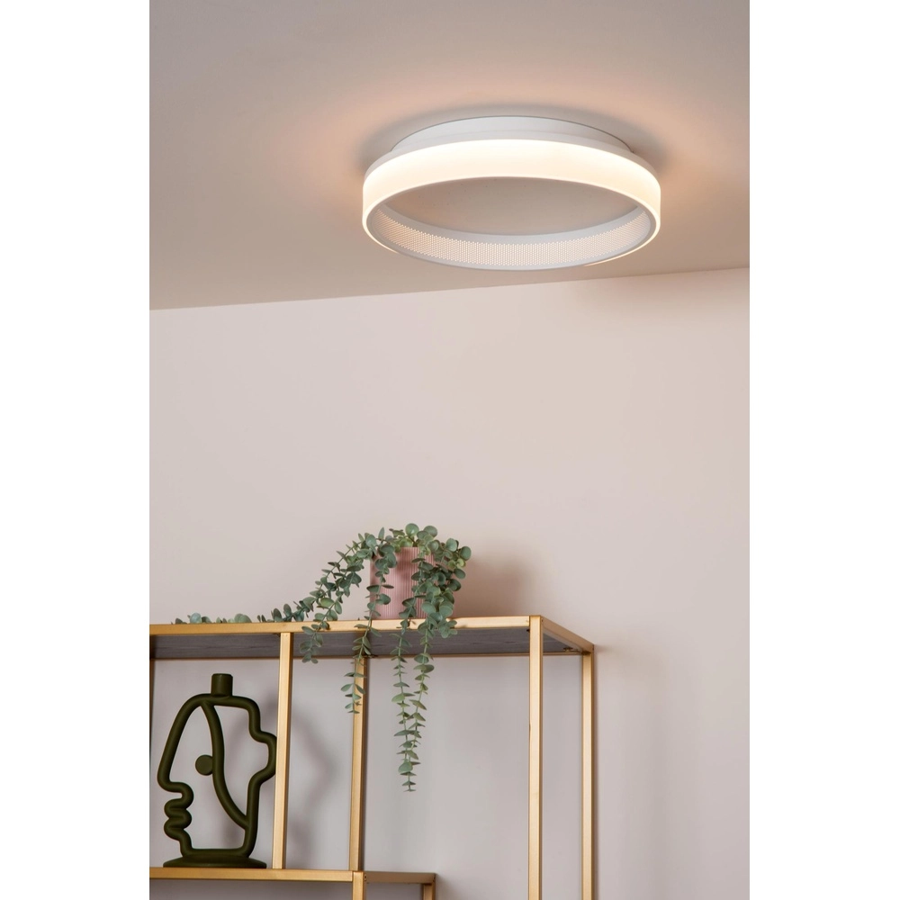 Design ceiling light Estreja Ø 40cm white Lucide 5411212712813