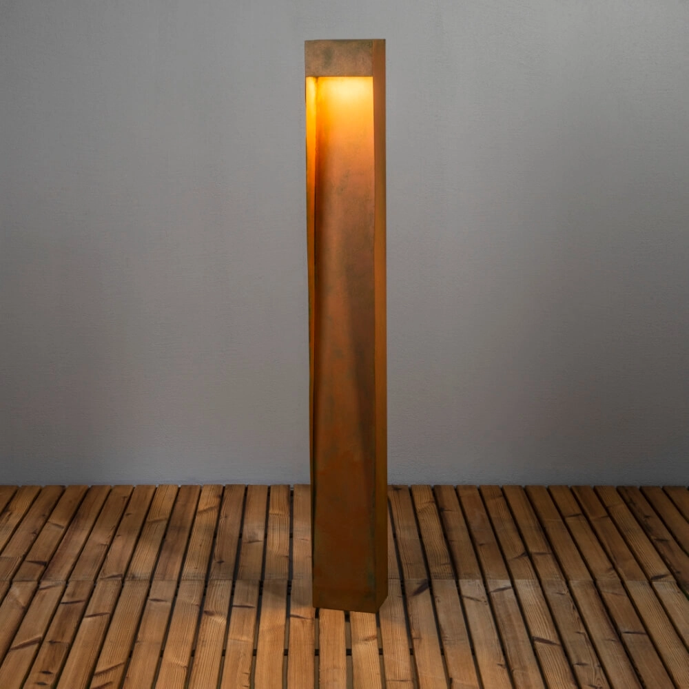 Path lighting Rho Rusty brown