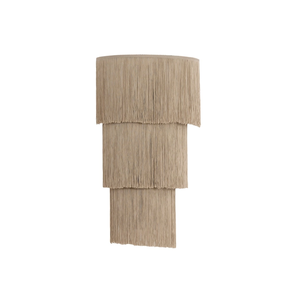 String wall lamp Malaika taupe