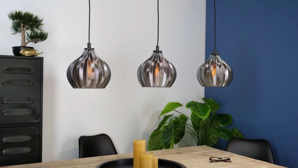 3-light glass pendant light Tamallat Eglo 9002759435776