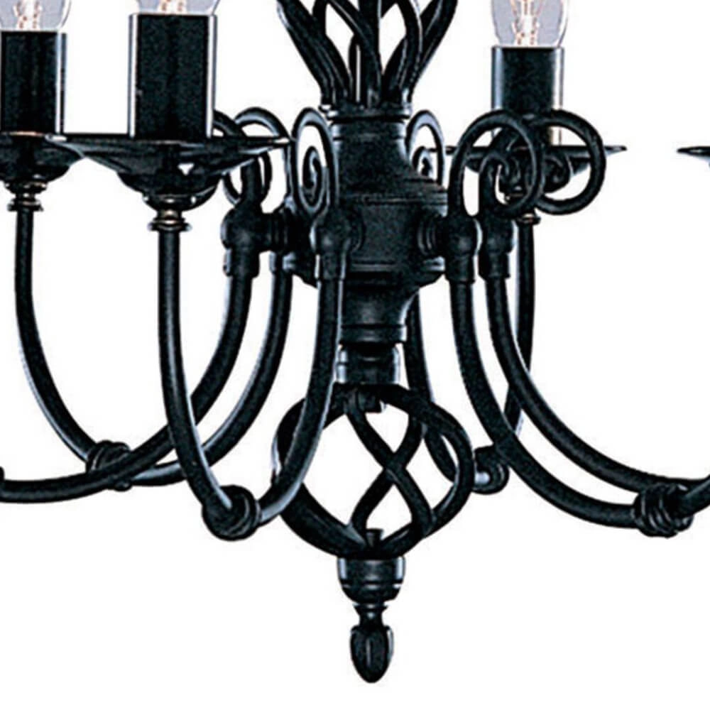 Black chandelier Zanzibar Searchlight 5013874151360