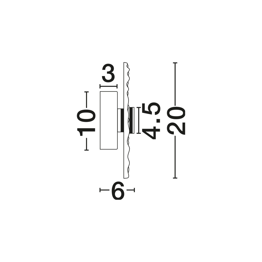 Wall lamp Delion chrome with glass Lyora 5212063503359