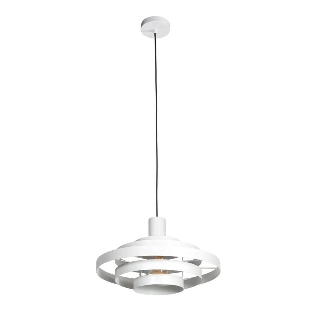 Design pendant lamp Halo Cirque white Ø 50cm Steinhauer 8712746178326