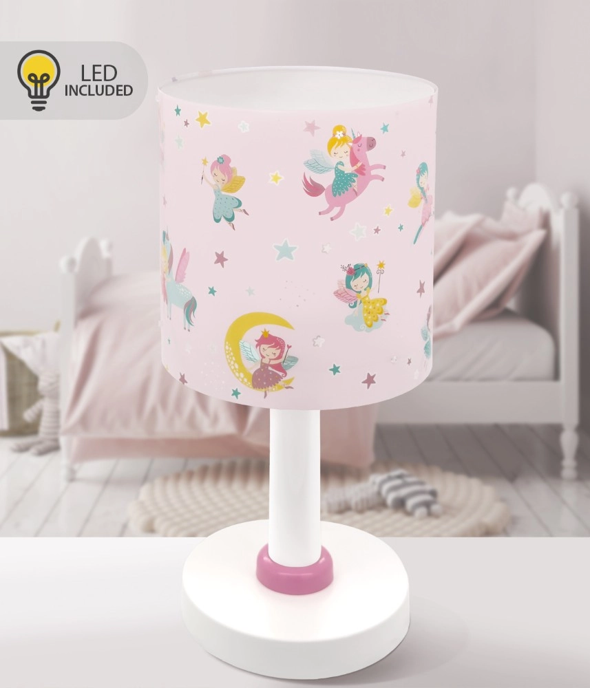 Children's room table lamp Fairy Dreams pink Dalber 8420406002255