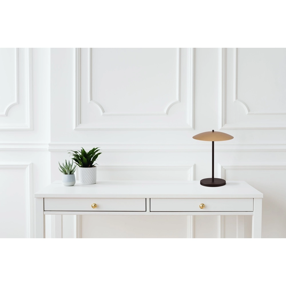 Table lamp Scala black with gold Ø 25cm Masterlight 8718121316406
