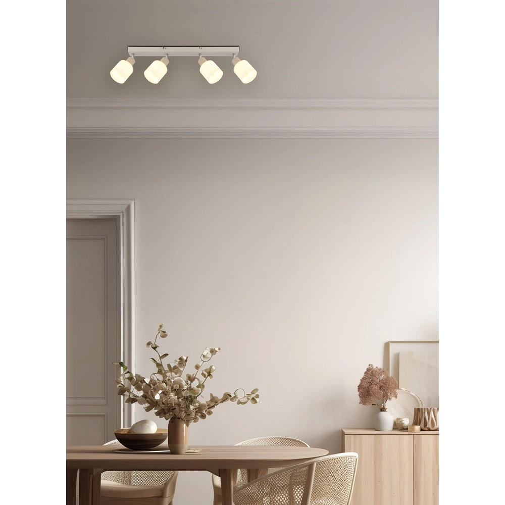 4-light ceiling spotlight Trent sand brown Globo 9007371566976