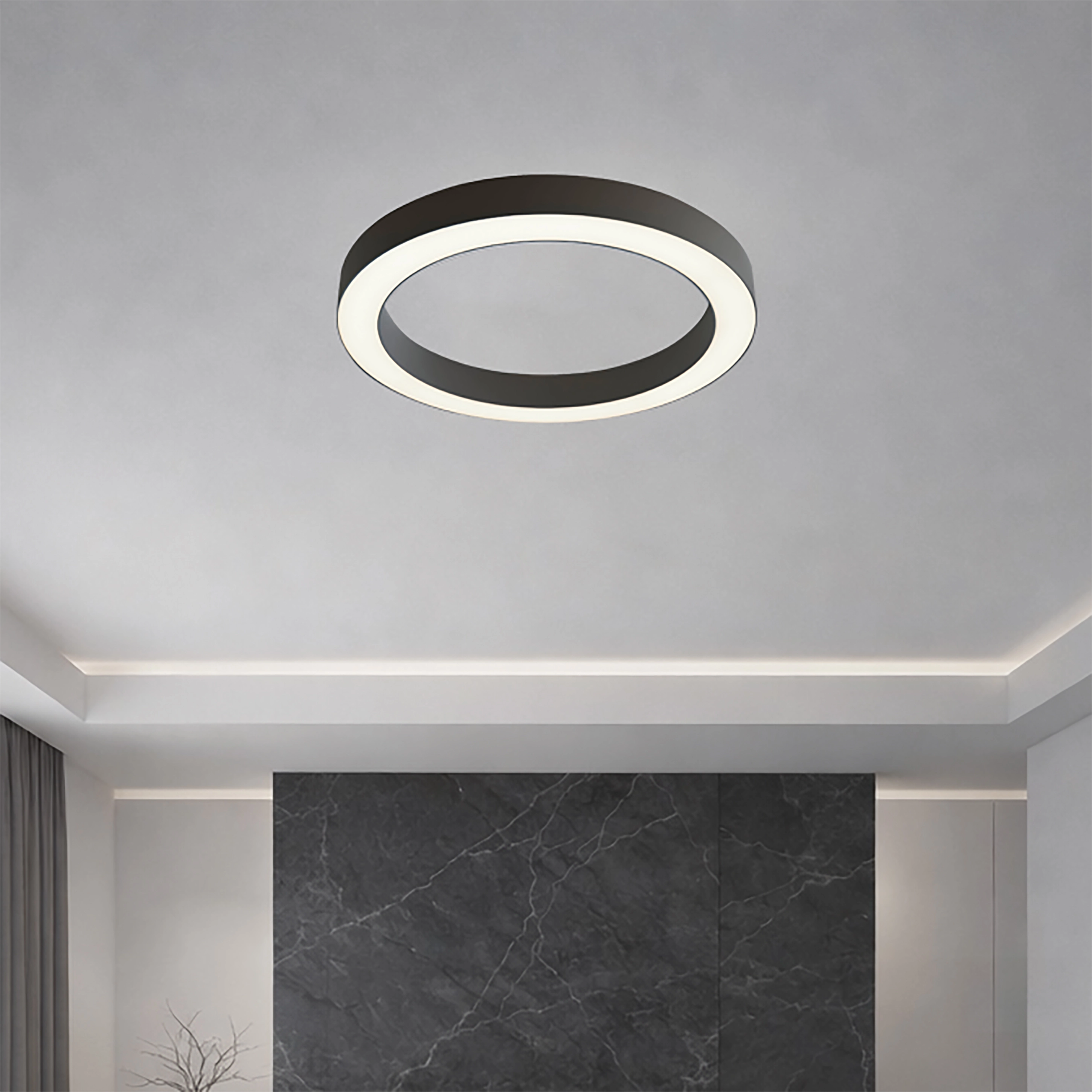 Design ceiling lamp Hey-lo black Ø 60cm Lyora 5053423315164