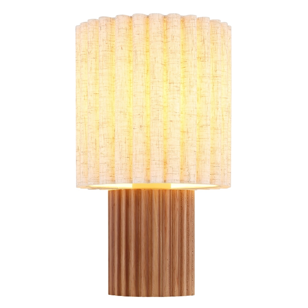 Unique table lamp Jannie brown round Globo 9007371586905