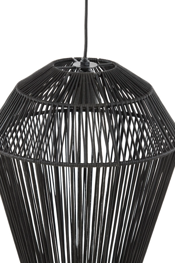 Bohemian pendant lamp Deya black Ø 45cm Light & Living 8717807681166