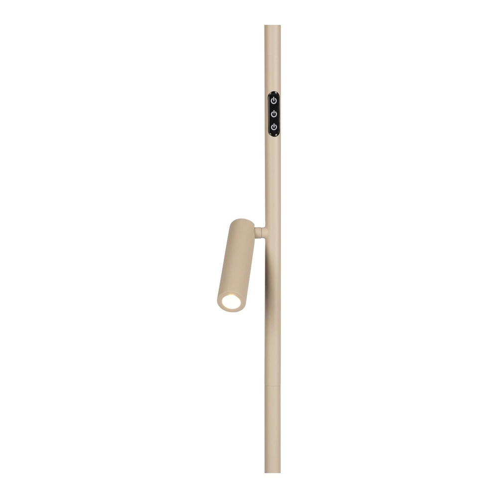 Reading lamp Ortolan sand brown Lucide 5411212032270