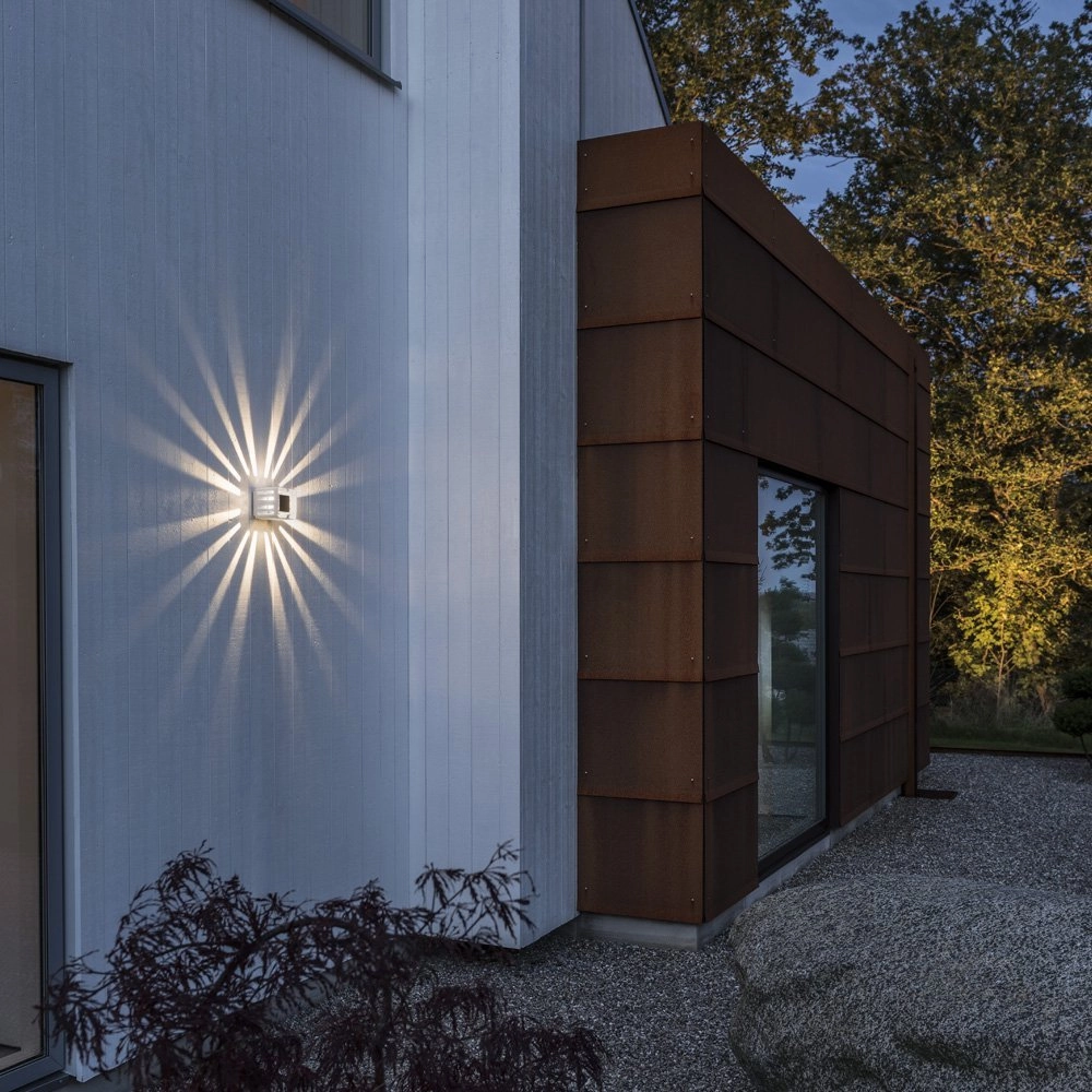LED outdoor lamp Pescara Square 11cm white KonstSmide 7318307978254