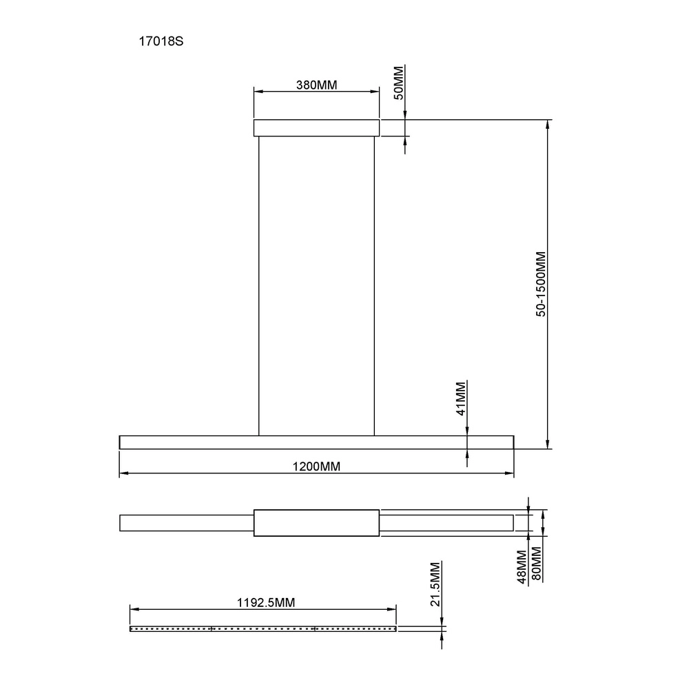 Design pendant lamp Cody Black Globo 9007371525997