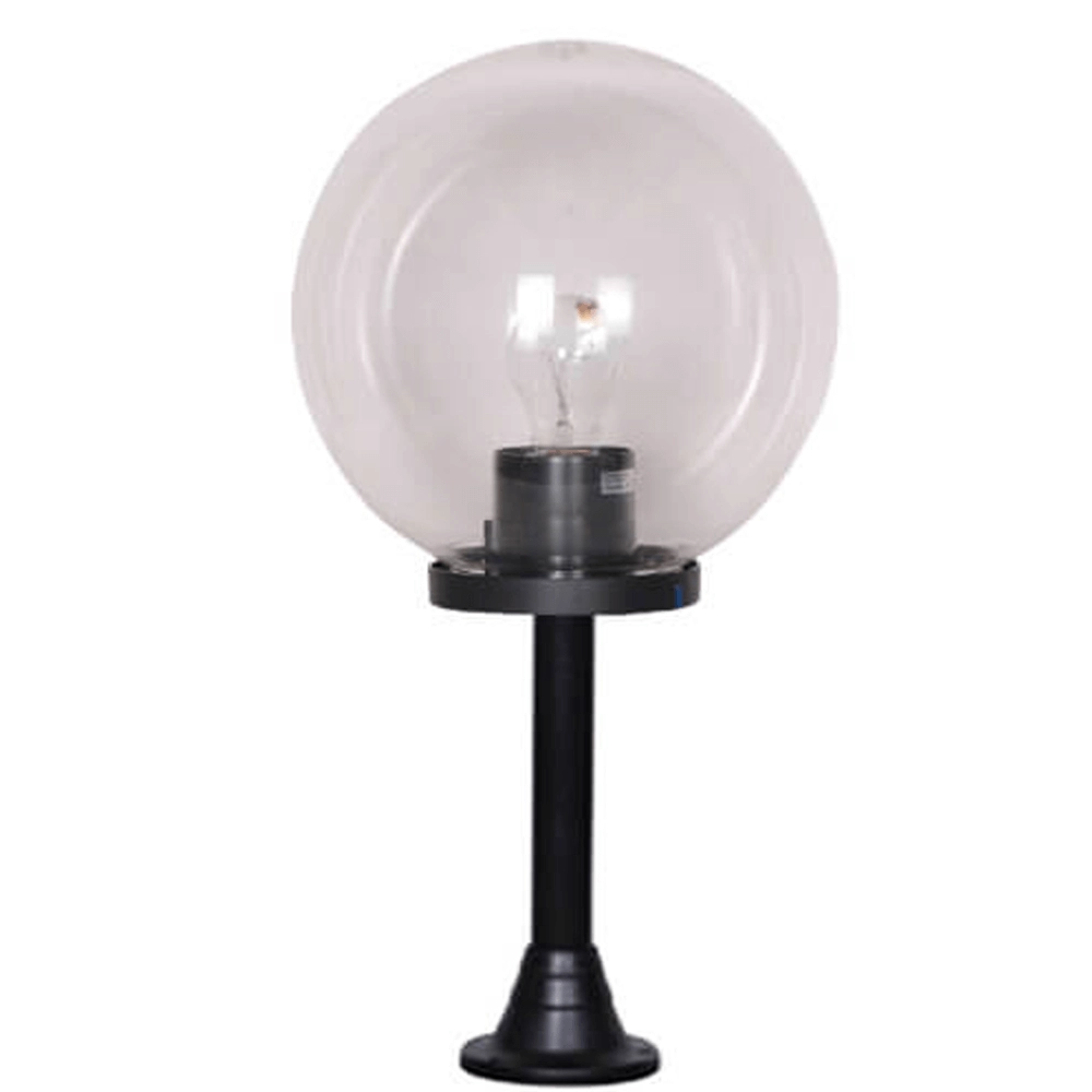 Globe lamp Bolano 91cm. Portrait transparent