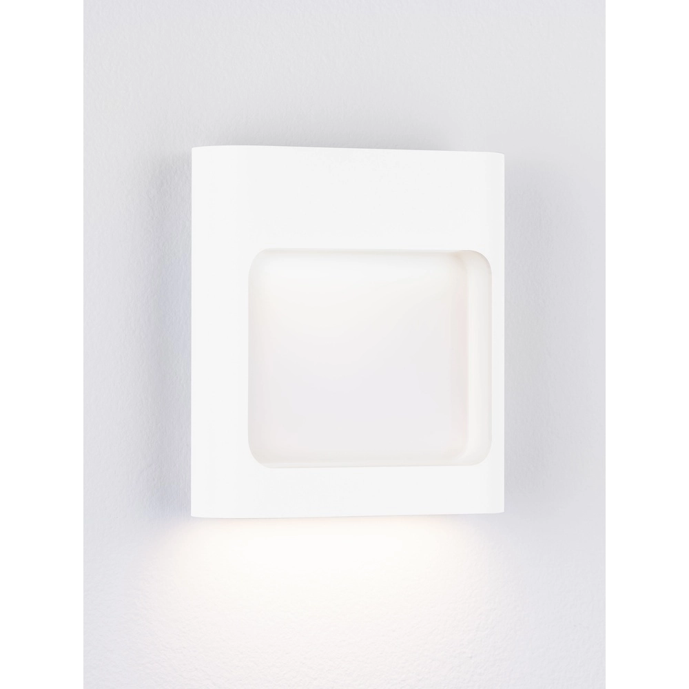 White wall lamp Tall down