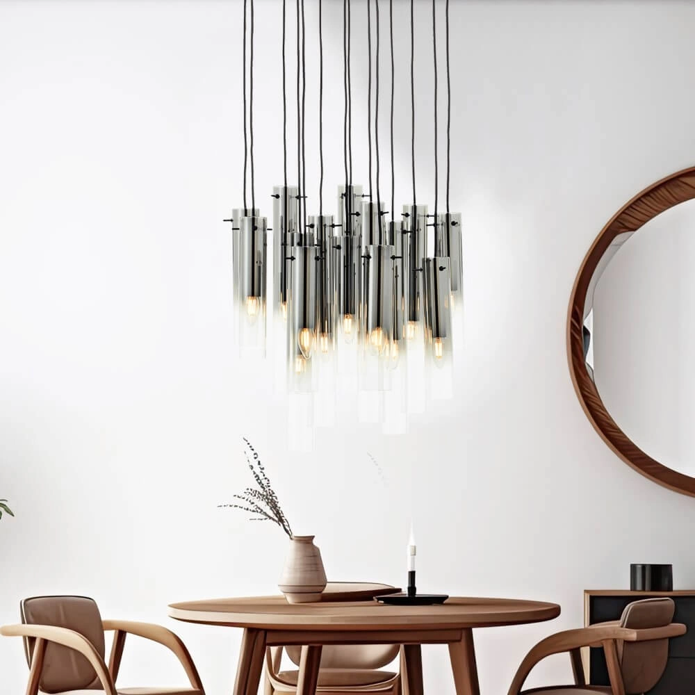 14-light pendant lamp Glasini Ø 52cm Brilliant 4004353429590