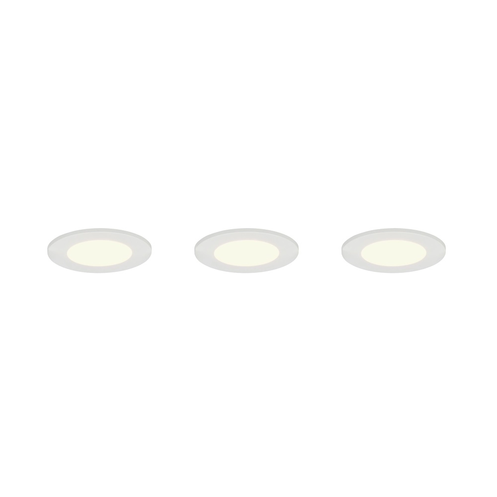 Set of 3 recessed spotlights Himal white IP65 Trio 4017807663785