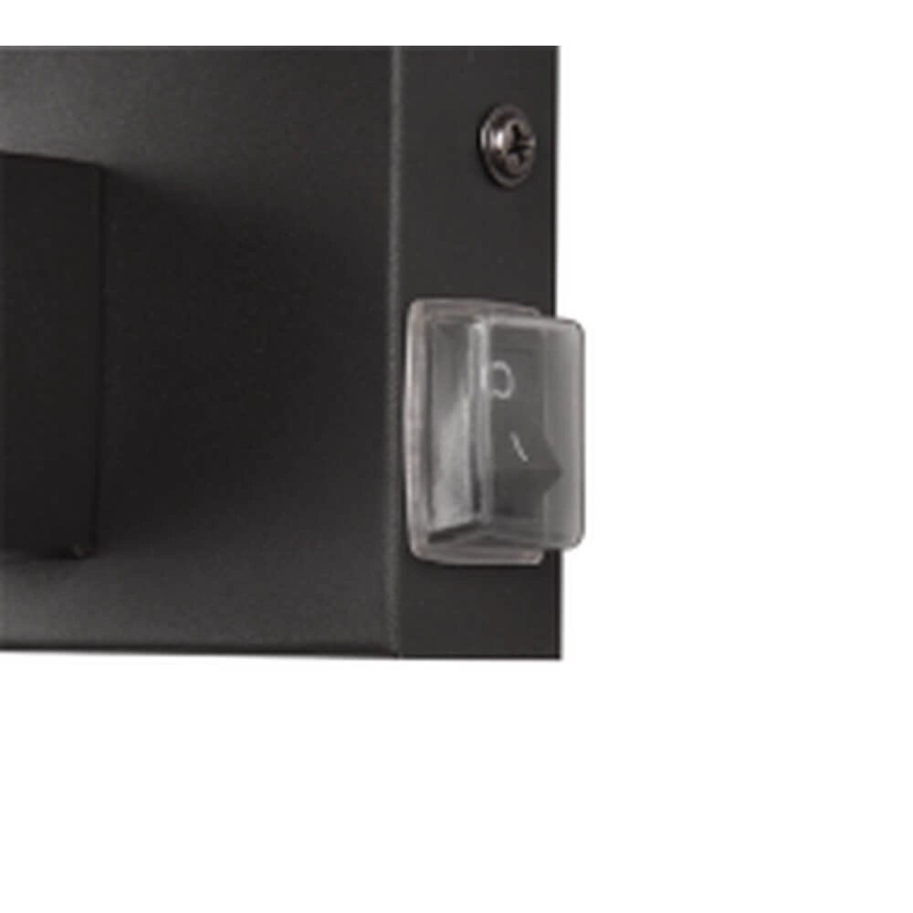 Wall lamp Kula Black fixture with white glass Trio 4017807585285
